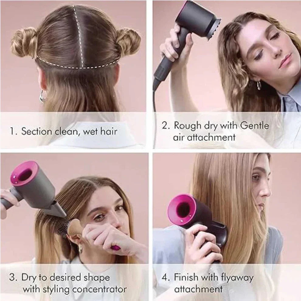 Dyson Supersonic hair dryer Iron/Fuchsia